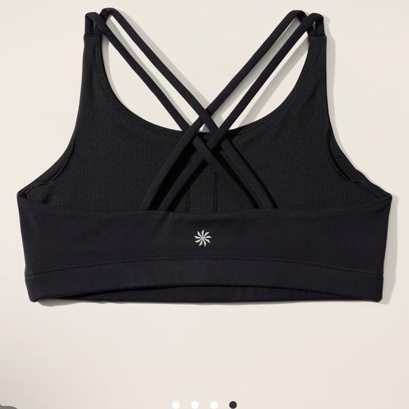 ATHLETA GIRL UPBEAT Sports Bra in Black - Picture 4 of 11